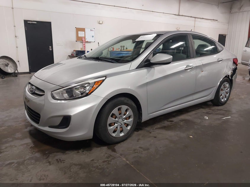 Vin: kmhct4ae9hu173330, lot: 46226802, hyundai accent se 20172