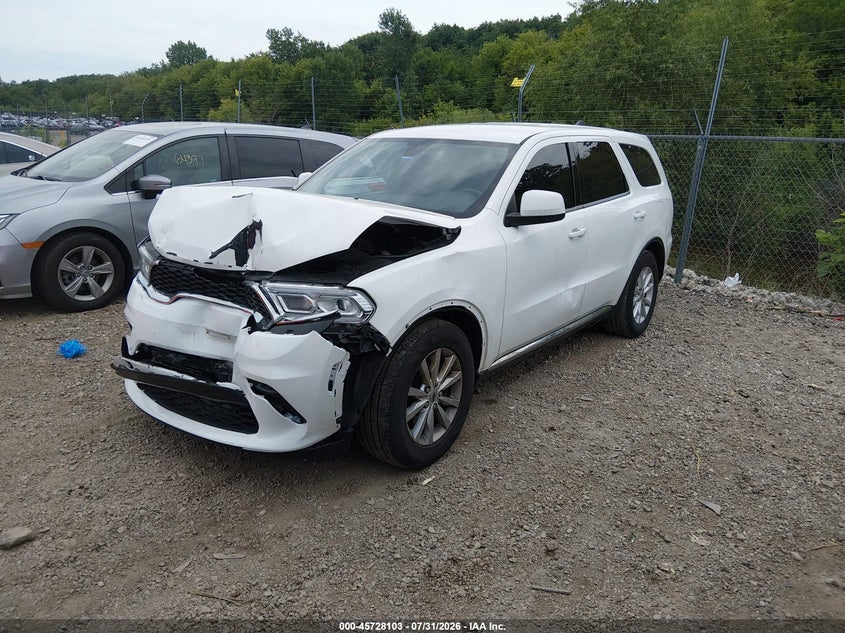 Vin: 1c4rdhag1mc609057, lot: 46226803, dodge durango sxt rwd 20212