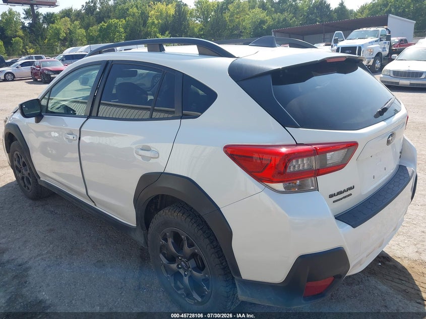 Vin: jf2gthsc6mh254266, lot: 46226805, subaru crosstrek sport 20213