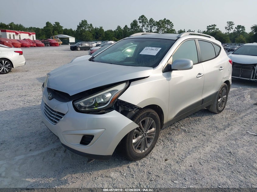 Vin: km8ju3ag2eu824423, lot: 46226809, hyundai tucson se 20142