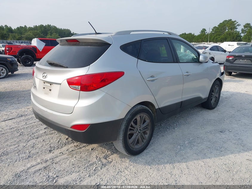Vin: km8ju3ag2eu824423, lot: 46226809, hyundai tucson se 20144