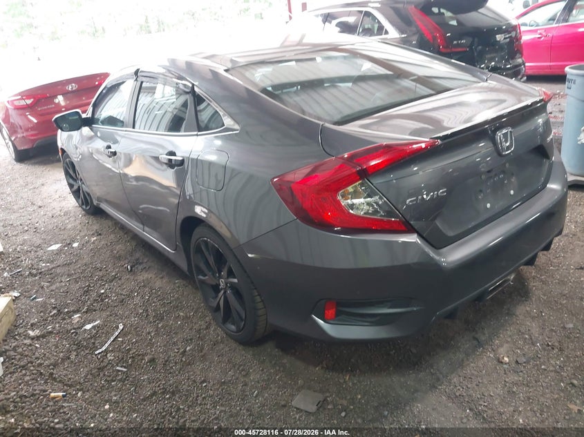 Vin: 2hgfc2f85mh542546, lot: 46226814, honda civic sport 20213