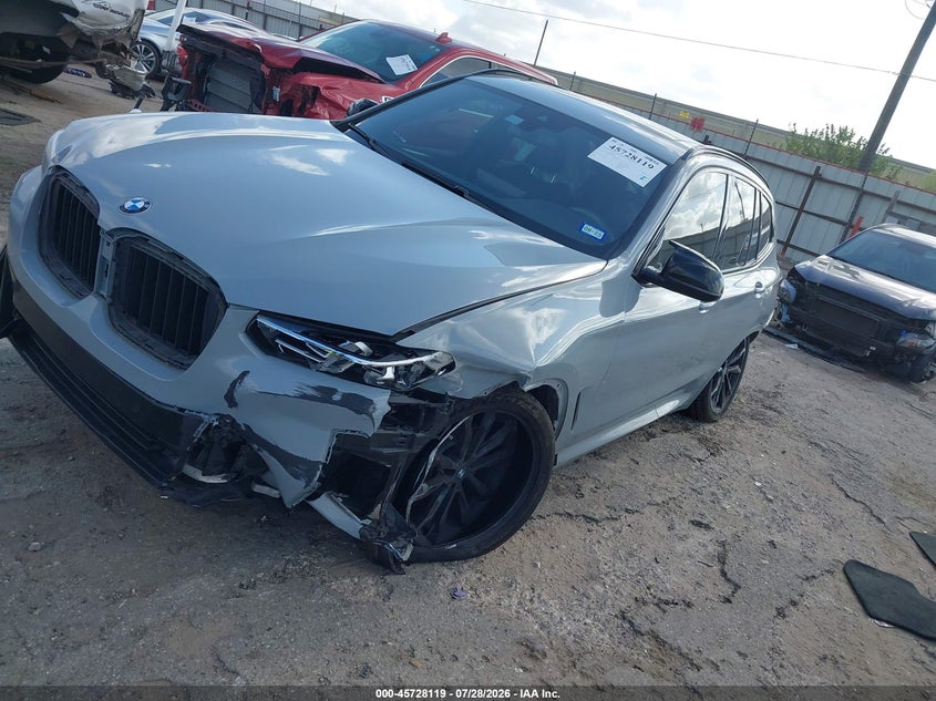 Vin: 5ux43dp08n9k84937, lot: 46226818, bmw x3 sdrive30i 20222