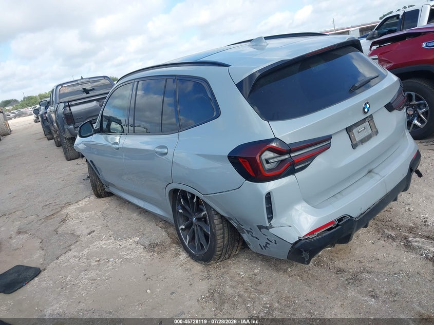 Vin: 5ux43dp08n9k84937, lot: 46226818, bmw x3 sdrive30i 20223