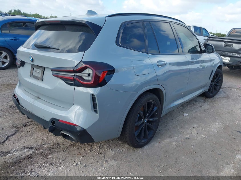 Vin: 5ux43dp08n9k84937, lot: 46226818, bmw x3 sdrive30i 20224