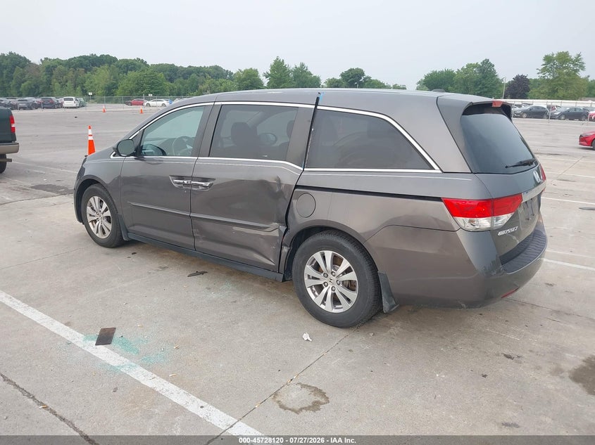 Vin: 5fnrl5h61fb075790, lot: 46226819, honda odyssey ex-l 20153