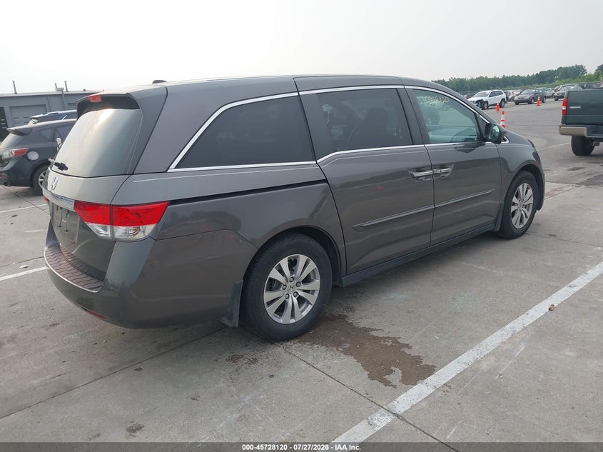 Vin: 5fnrl5h61fb075790, lot: 46226819, honda odyssey ex-l 20154