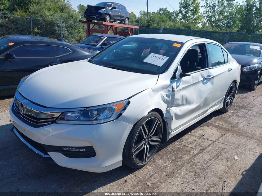 Vin: 1hgcr2f56ga072215, lot: 46226823, honda accord sport 20162