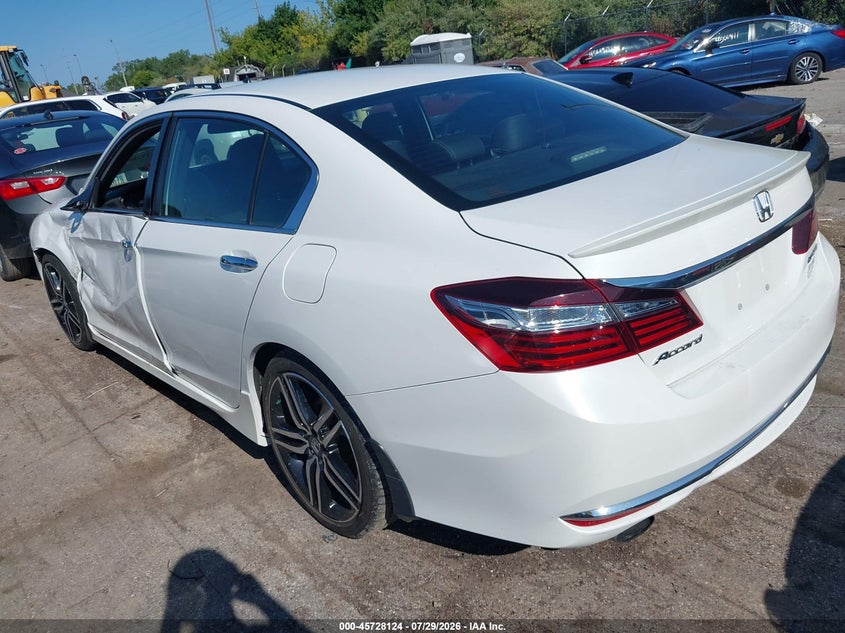 Vin: 1hgcr2f56ga072215, lot: 46226823, honda accord sport 20163