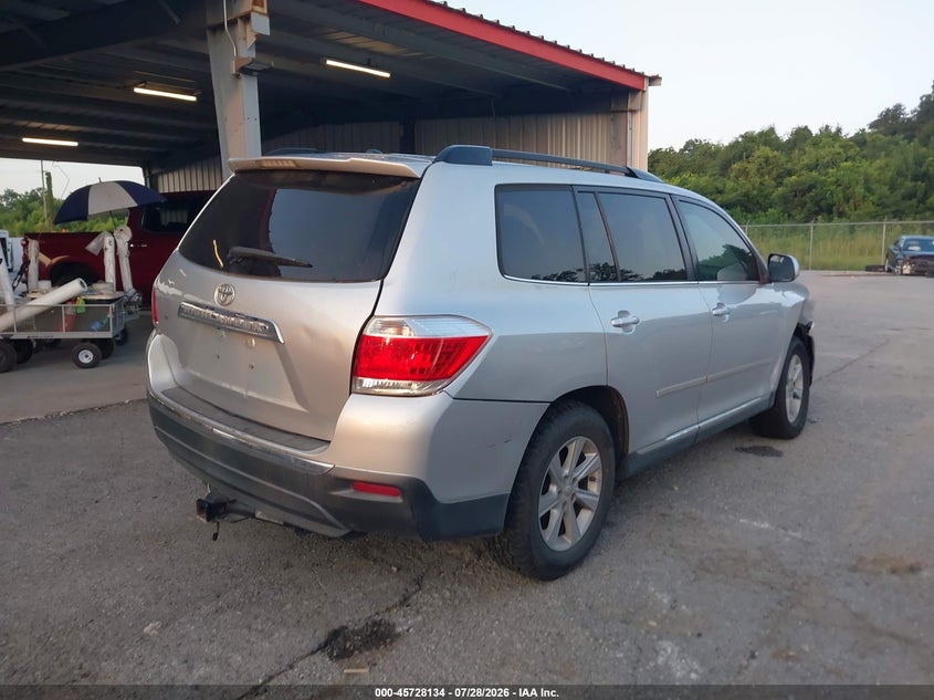 Vin: 5tdzk3eh0cs061559, lot: 46226833, toyota highlander se v6 20124