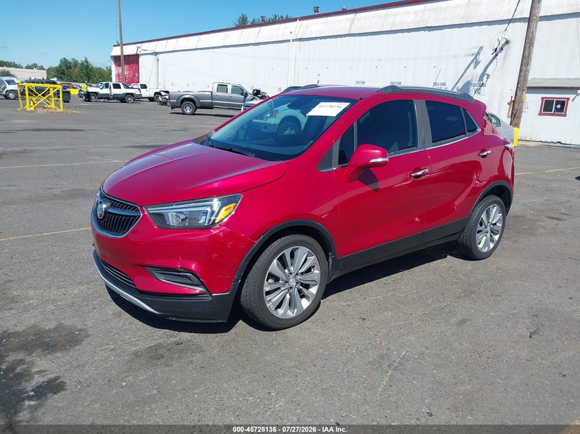 Vin: kl4cjasb7jb693647, lot: 46226835, buick encore preferred 20182