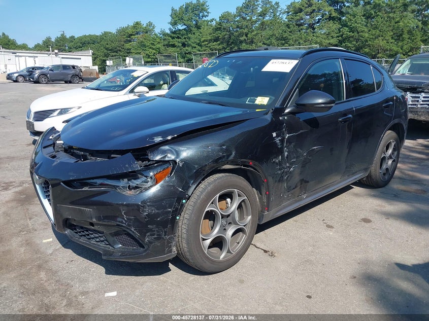 Vin: zaspakbn4r7d75174, lot: 46226836, alfa romeo stelvio ti awd 20242