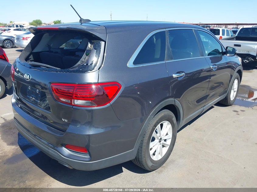 Vin: 5xypg4a55kg486152, lot: 46226865, kia sorento 3.3l lx 20194