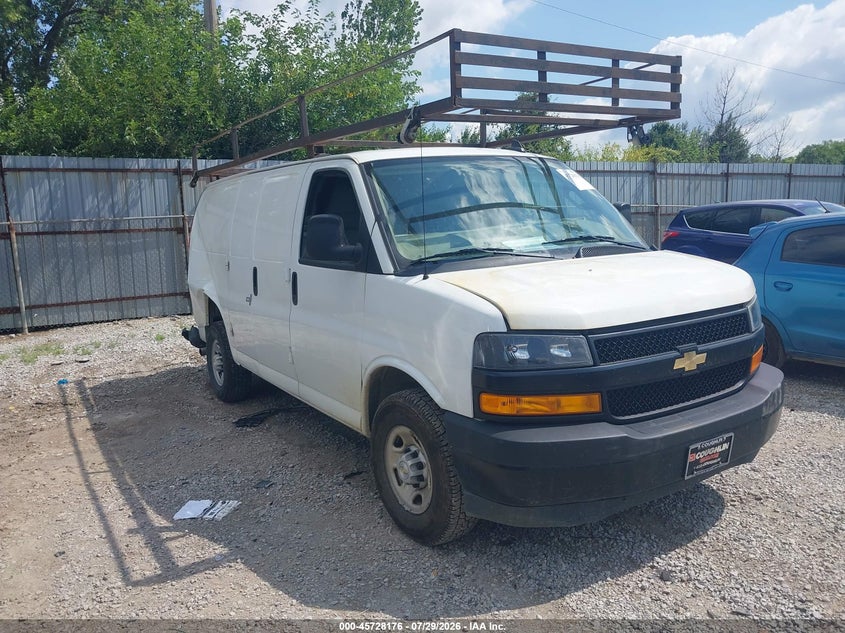 Vin: 1gcwgafp8p1199075, lot: 46226875, chevrolet express cargo rwd 2500 regular wheelbase wt 2023 img_1