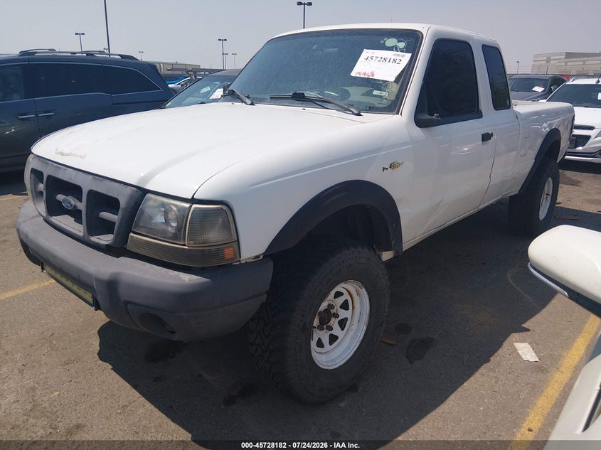 1999 Ford Ranger, Звичайний знос, IAAI, VIN 1FTZR15V7XPB57565 — фото 2