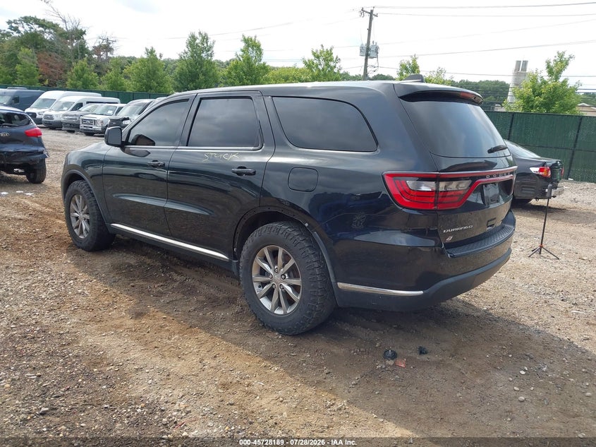 Vin: 1c4rdjag6jc346244, lot: 46226888, dodge durango sxt awd 20183