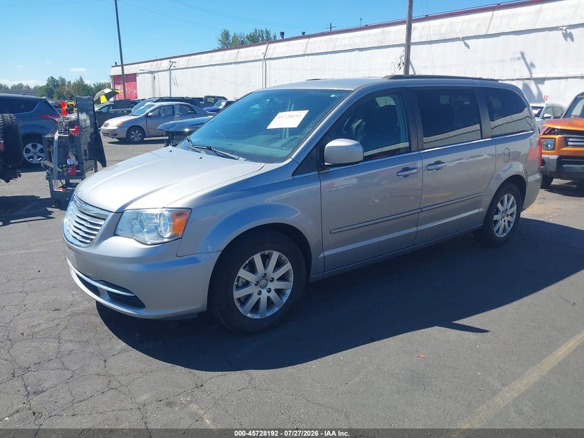 Vin: 2c4rc1ag1fr728361, lot: 46226891, chrysler town & country lx 20152