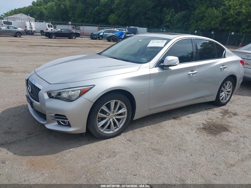 Vin: jn1cv7ar3gm253386, lot: 46226898, infiniti q50 2.0t premium 20162