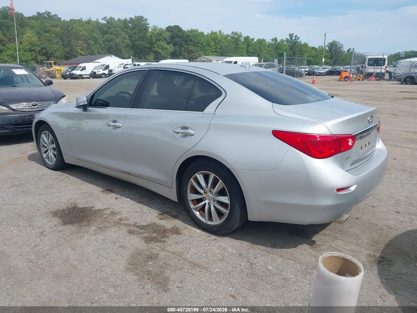 Vin: jn1cv7ar3gm253386, lot: 46226898, infiniti q50 2.0t premium 20163