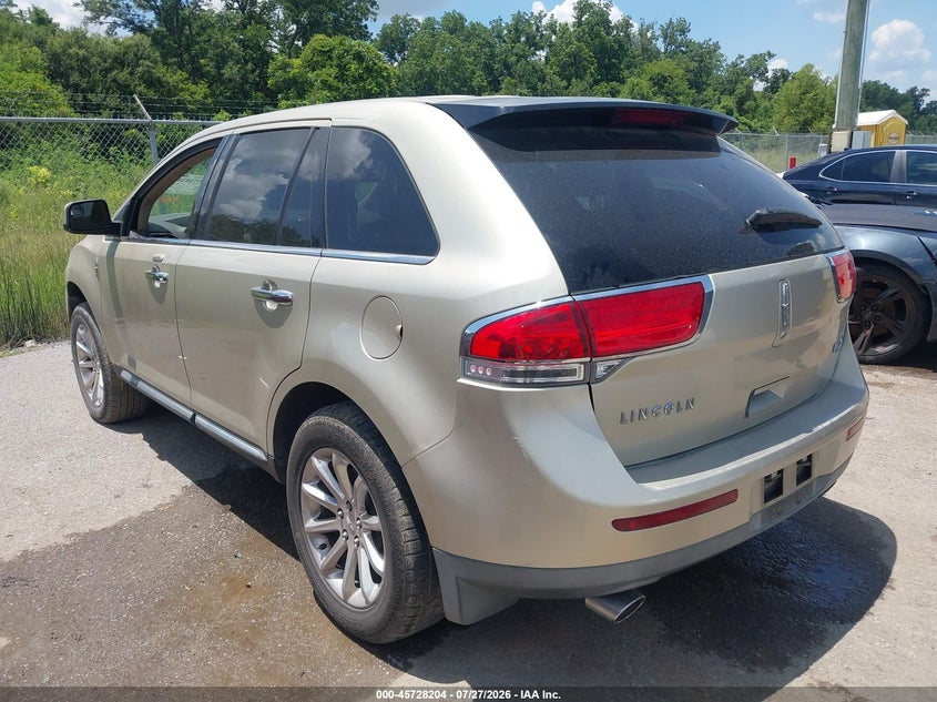 Vin: 2lmdj6jk8bbj12774, lot: 46226903, lincoln mkx 20113