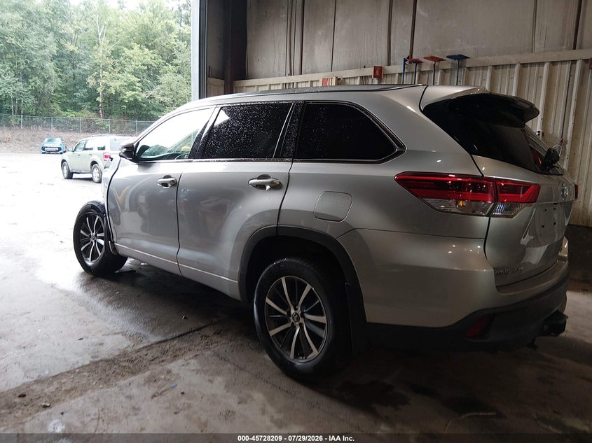 Vin: 5tdjzrfh3hs453498, lot: 46226908, toyota highlander xle 20173