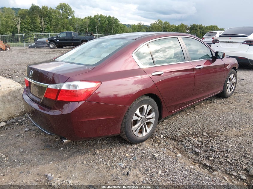 Vin: 1hgcr2f35da169352, lot: 46226920, honda accord lx 20134