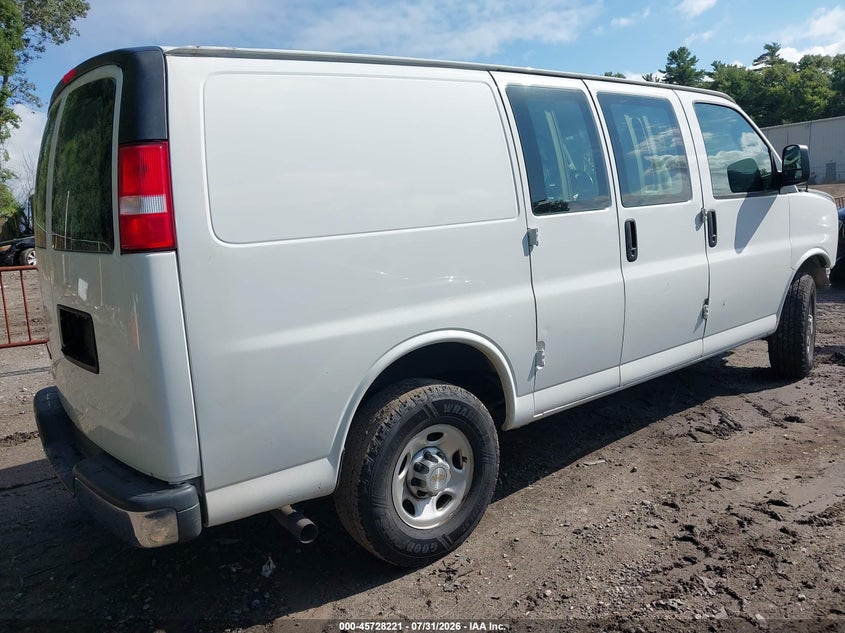 Vin: 1gcwgafp2n1183872, lot: 46226921, chevrolet express cargo rwd 2500 regular wheelbase wt 20224