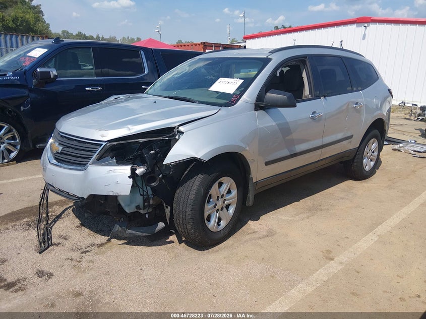 Vin: 1gnkvfed8hj264413, lot: 46226922, chevrolet traverse ls 20172