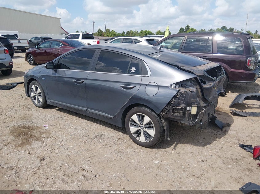 Vin: kmhc75ld6ku105718, lot: 46226939, hyundai ioniq plug-in hybrid limited 20193