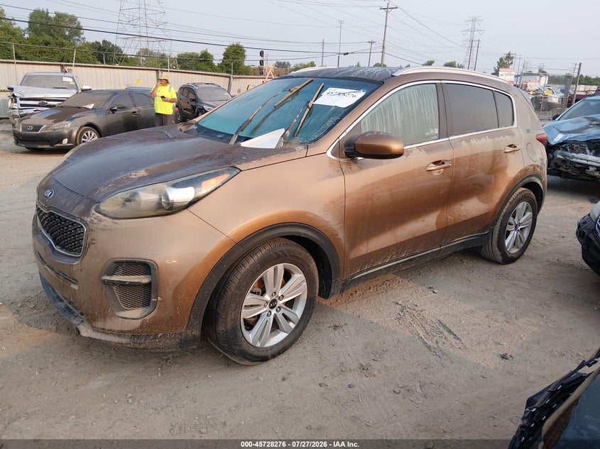 Vin: kndpm3ac1h7065598, lot: 46226975, kia sportage lx 20172