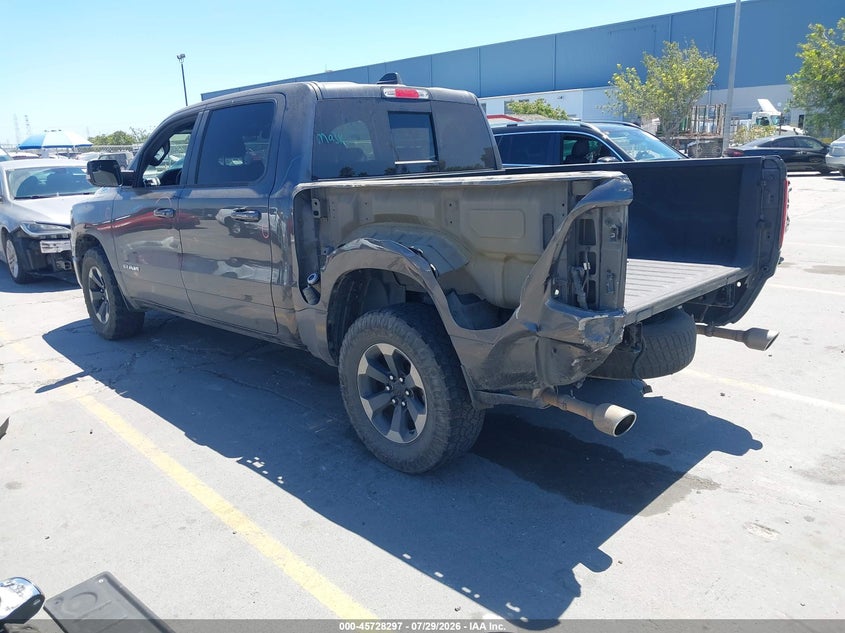 Vin: 1c6srfft7kn676431, lot: 46226996, ram 1500 big horn/lone star  4x4 5'7 box 20193