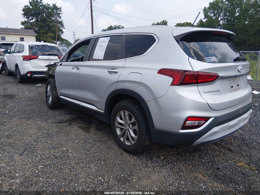 Vin: 5nms23ad3kh103051, lot: 46227028, hyundai santa fe se 20193