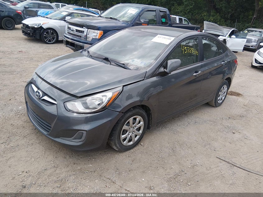 Vin: kmhct4ae0du349322, lot: 46227039, hyundai accent gls 20132