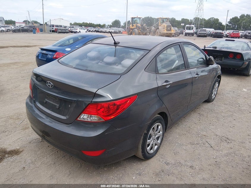 Vin: kmhct4ae0du349322, lot: 46227039, hyundai accent gls 20134