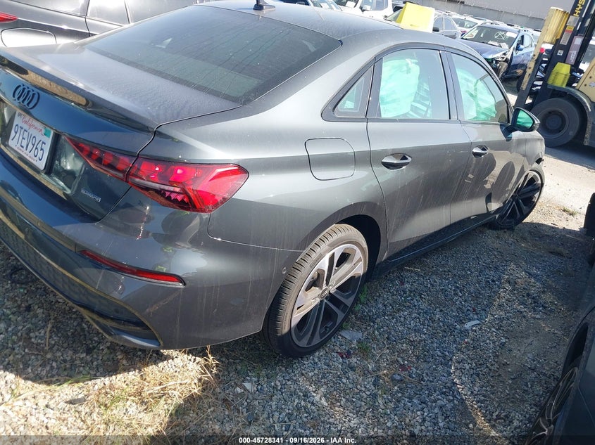 Vin: waugudgy8sa064836, lot: 46227040, audi a3 premium 40 tfsi quattro s tronic 20254