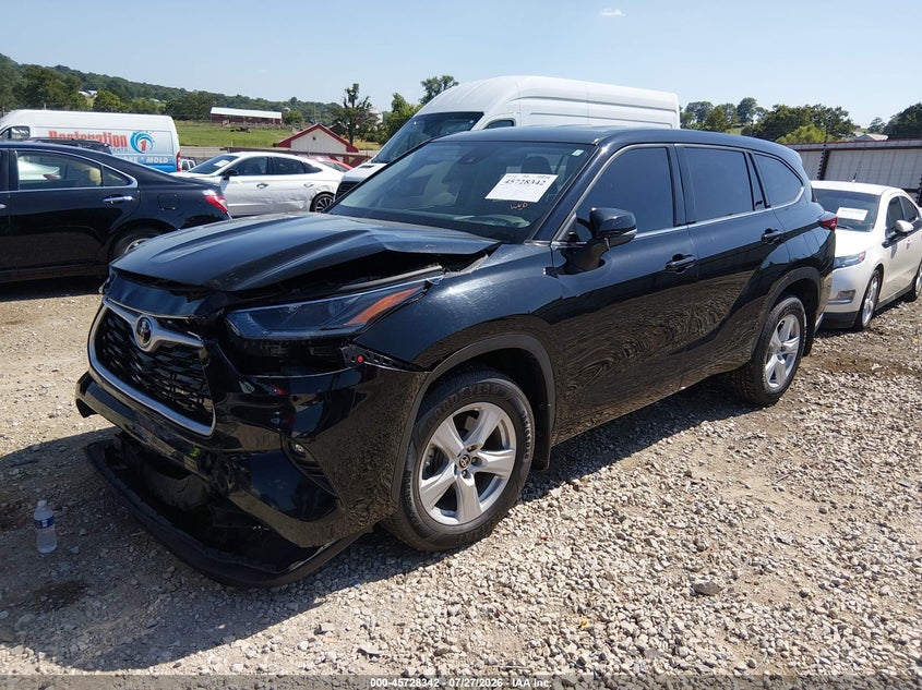 Vin: 5tdbzrbh7ms123528, lot: 46227041, toyota highlander le 20212