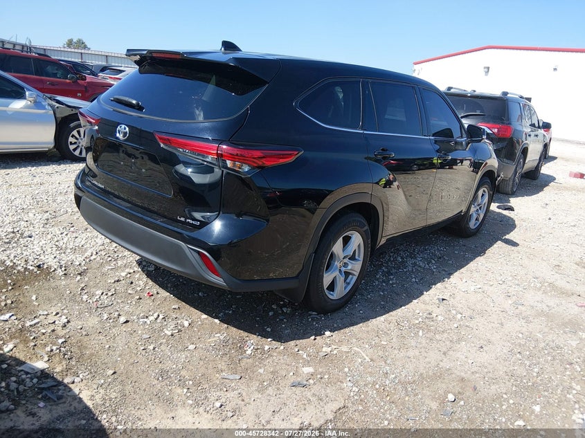 Vin: 5tdbzrbh7ms123528, lot: 46227041, toyota highlander le 20214
