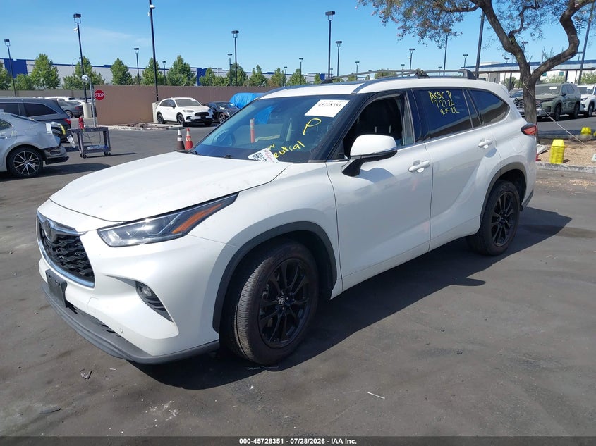 Vin: 5tdyzrah7ls010317, lot: 46227050, toyota highlander limited 20202