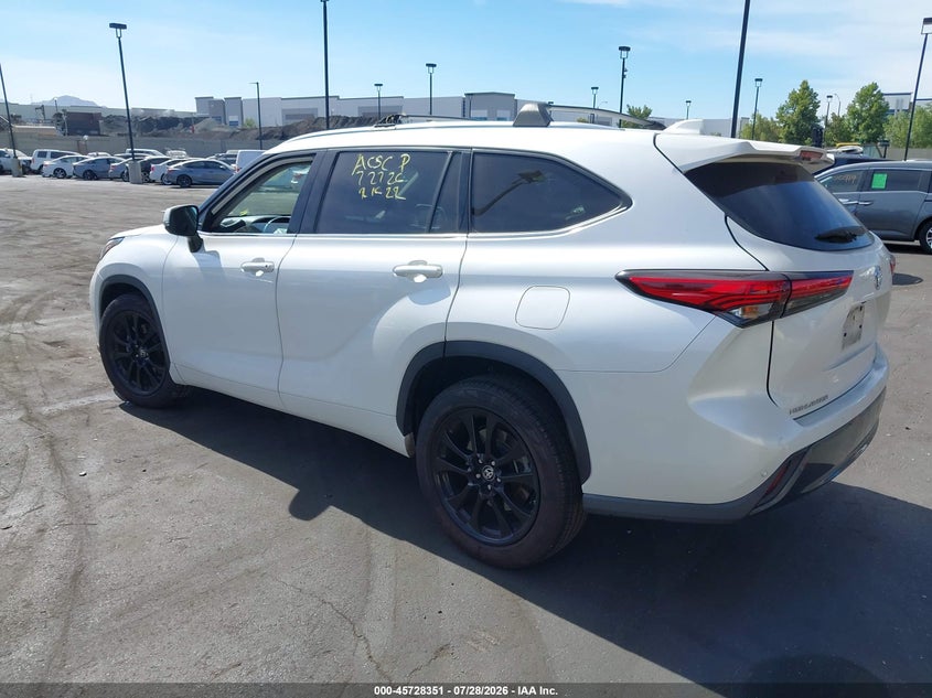 Vin: 5tdyzrah7ls010317, lot: 46227050, toyota highlander limited 20203
