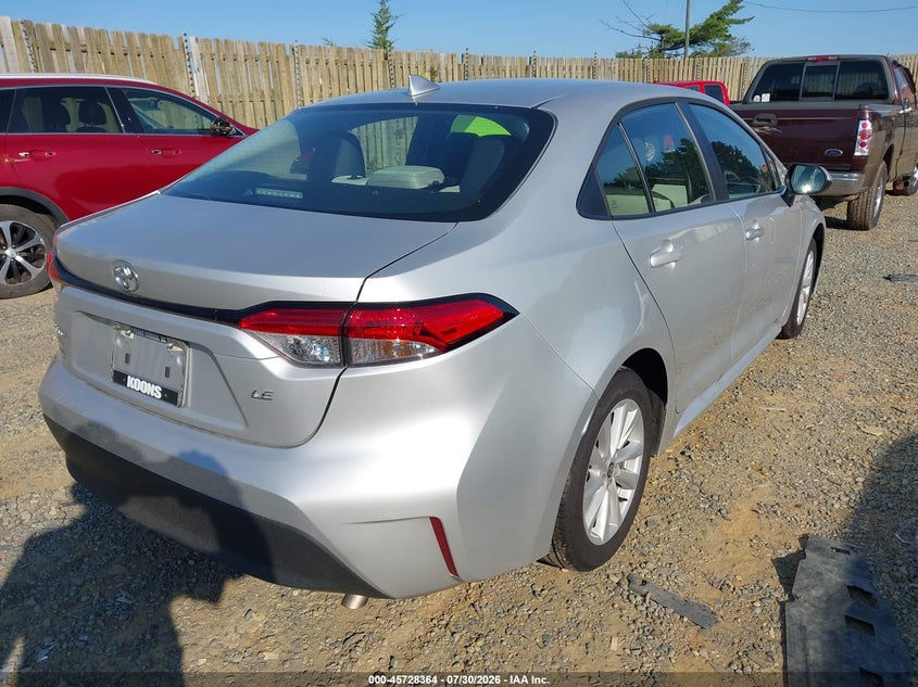 2026 TOYOTA COROLLA auction photo 4