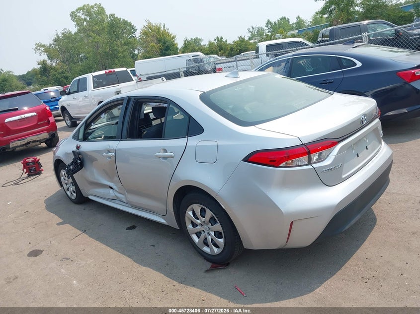 Vin: jtdbcmfe0s3099205, lot: 46227105, toyota corolla hybrid le 20253