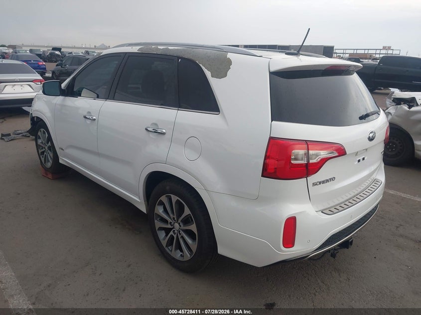 Vin: 5xykwda77eg527481, lot: 46227110, kia sorento sx v6 20143