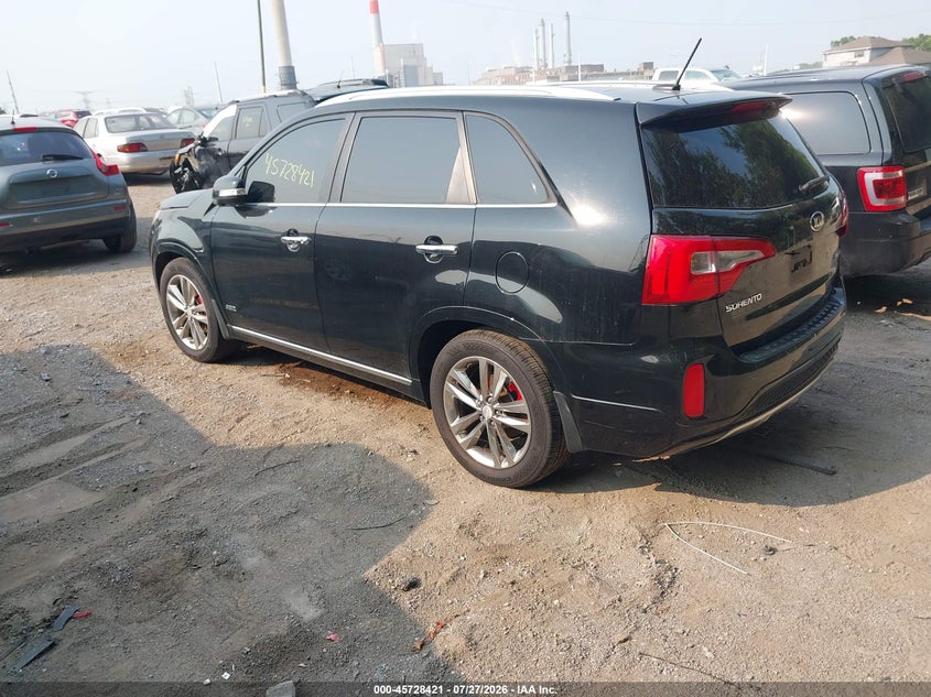 Vin: 5xykwda70fg652842, lot: 46227120, kia sorento limited v6 20153