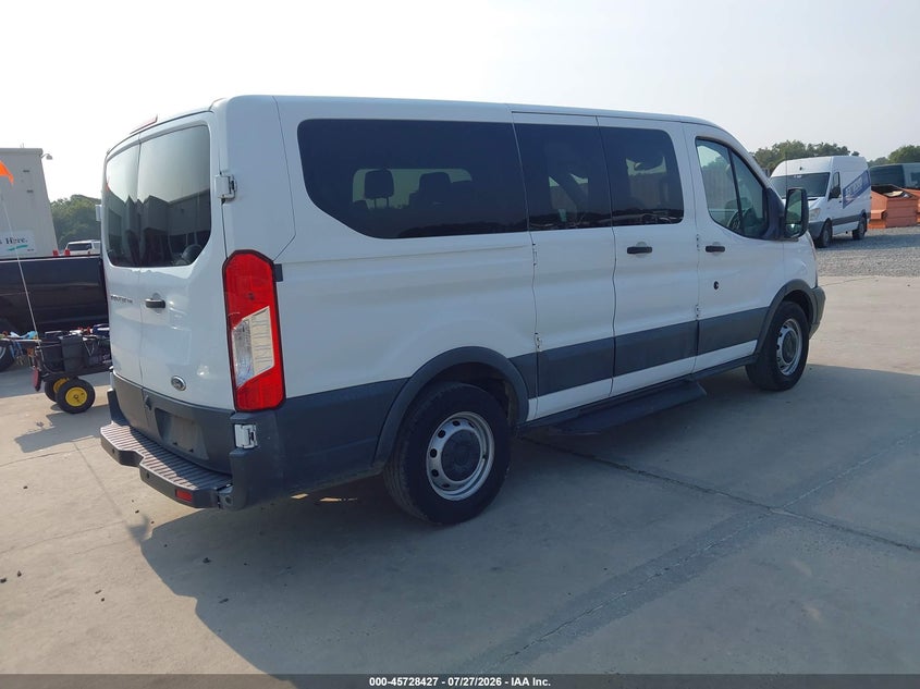 Vin: 1fmzk1zm5jkb42620, lot: 46227126, ford transit-150 xl 20184