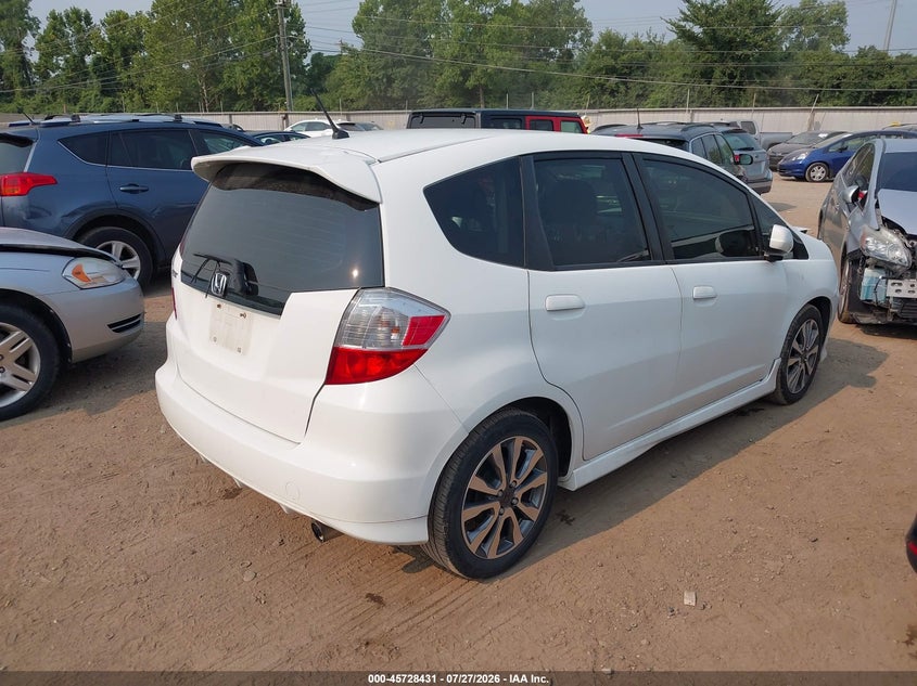 Vin: jhmge8h54dc014713, lot: 46227130, honda fit sport 20134