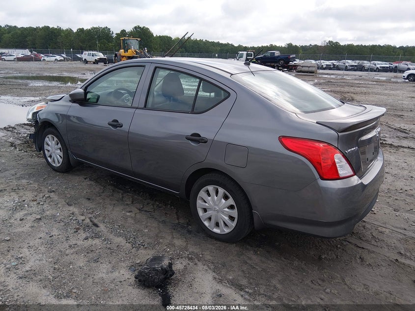 Vin: 3n1cn7ap6jl854808, lot: 46227133, nissan versa 1.6 s+ 20183