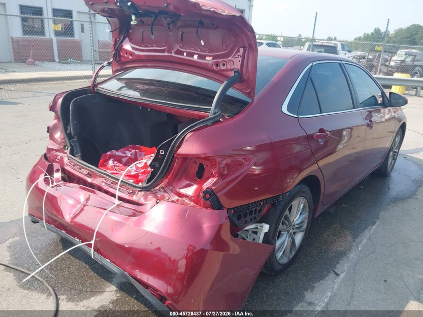 Vin: 4t1bf1fk0gu526584, lot: 46227136, toyota camry se 20164