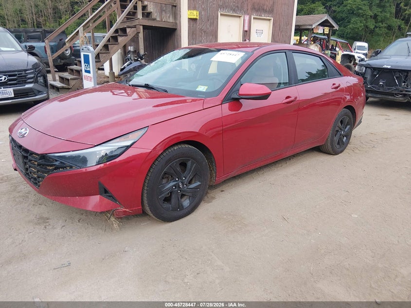 Vin: kmhlm4ag1pu424242, lot: 46227146, hyundai elantra sel 20232