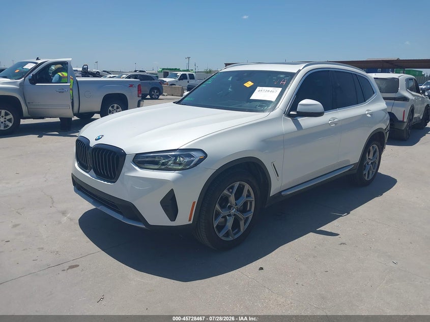 Vin: 5ux53dp04n9j43514, lot: 46227166, bmw x3 xdrive30i 20222