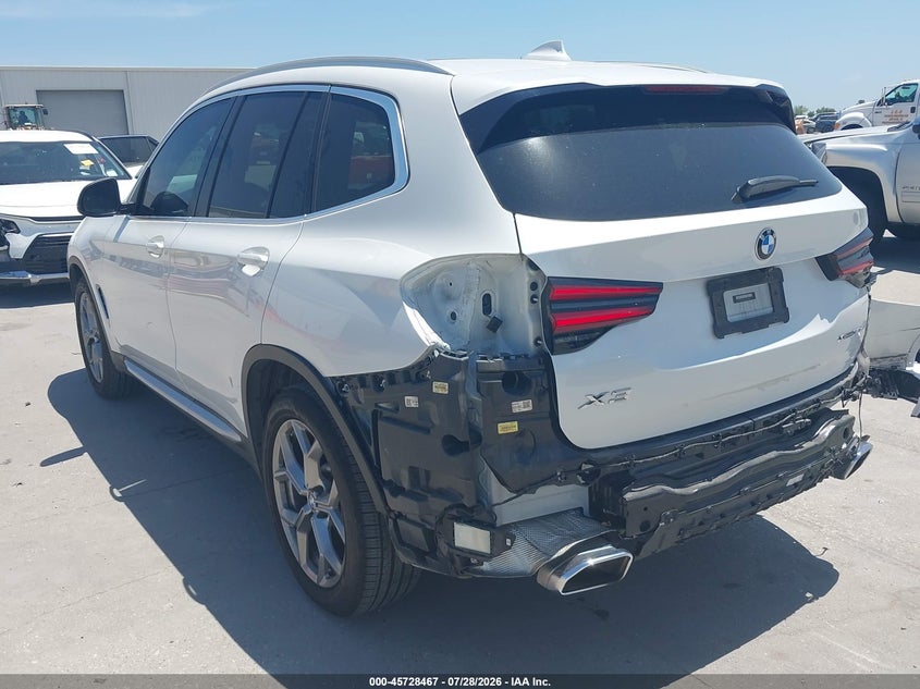 Vin: 5ux53dp04n9j43514, lot: 46227166, bmw x3 xdrive30i 20223